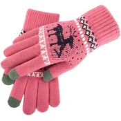 Volneni rokavice Sobik - Temno Roza KP36796