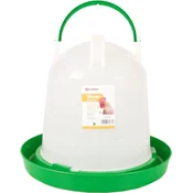 Flamingo Twist Napajalnik za perutnino, okrogel, zelen/beli 7l
