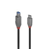 LINDY LINDY USB kabel USB 3.2 gen. 1 (USB 3.0) USB-C® vtič\, USB-B vtič 2.00 m črna 36667, (20614397)