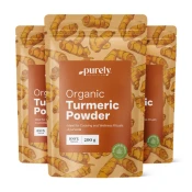 3x BIO Kurkuma v prahu, skupaj 600 g