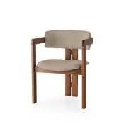 Hanah Home Trpezarijska stolica 58x76x49cm Orah