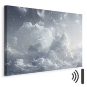 Slika - Astral Calm: Stars Scattered Over Delicate Clouds 60x40