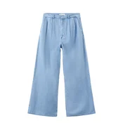 MANGO Elegantne kavbojke Ibiza  moder denim