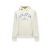 JACK & JONES Majica JORFREDERIKSBERG indigo/bela