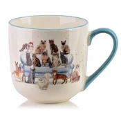 Mondex Skodelica porcelan AffekDesign Jules 9.5x13x9.5 bela 1kos, (5000300827)