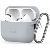 TECH-PROTECT SILICONE HOOK APPLE AIRPODS PRO 1 / 2 CRAYON GREY (5906302313310)