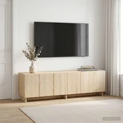 TV stojalo 140 x 34,5 x 40 cm Sonoma hrast Konstruiran les