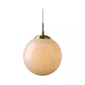Halo Design 748358 - Luster na sajli CANDY 1xE27/25W/230V O 20 cm siva/mesing