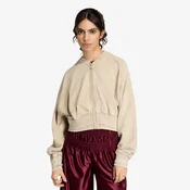 Mikina adidas Sst Double Layered Cropped Track Top Khaki Three M