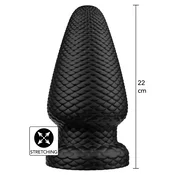 Hidden Desire Extreme Giant Dragon Butt Plug PVC Black XXL