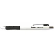 Kemični svinčnik, 0,4 mm, potisni mehanizem, FLEXOFFICE Senior, črn