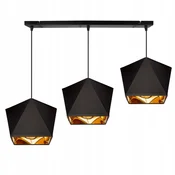 GH LED stropna viseča svetilka z diamantno zlato sredino