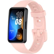 GS Silikonski pašček za Huawei Band 8/Huawei Band 9/Huawei Band 10, roza