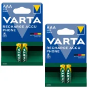 shumee Varta phone AAA 550mAh polnilna baterija - brezžični telefon 2 kosa x2