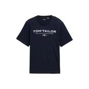 TOM TAILOR Majica mornarska/bela