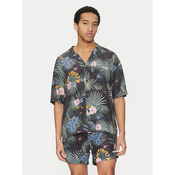 HUGO Srajca Beach 50540065 Zelena Relaxed Fit