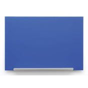Plava staklena magnetna ploca Nobo Diamond 99,3 x 55,9 cm