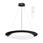 Top Light - LED luster na sajli STONE, prigušiva, LED/51W/230V 3000-6500K + daljinski upravljac