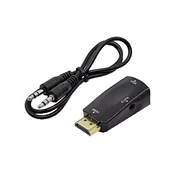 Adapter HDMI to VGA | HDMI m – VGA ž + 3.5 mm ž | GBC