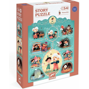 DJECO Pinocchio Story Puzzle 54 kosov