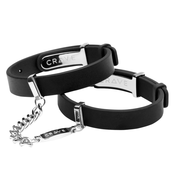 Crave ID Cuffs Black/Silver