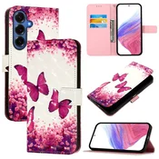 Eleganten etui ovitek za Samsung S26 Plus, Metulj