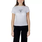 Guess Majica V4YI21 KCDH1 Bela Slim Fit