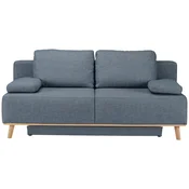 Dieter Knoll BOXSPRING ZOFA, modra, siva tekstil