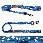PREPROST povodec s trakom za majhnega psa ali mladička do 6 kg, 150 cm, PATTERN