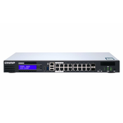 QNAP QGD-1602P Managed L2 Gigabit Ethernet (10/100/1000) Power over Ethernet (PoE) 1U Black, Grey