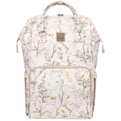 KikkaBoo® Nahrbtnik za pripomočke Siena Luxe Secret garden beige