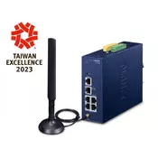 PLANET Industrial 5-Port GE LoRaWAN Gateway LCG-300-EU pristupnik / upravljacki uredaj