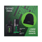 STR8 FREAK Set toaletna voda 100 ml + dezodorans 150 ml + zimska kapa za muškarce