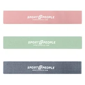 Sport2People Body Bands – Set 3 premium tekstilnih elastik z možnostjo izbire barv in upornosti
