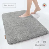 Farleenhomes Prostirka za kupatilo, 50x80cm, Siva