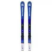 Salomon S/RACE JR M + C5 GW J75, set otroških race smuči, modra L47678300