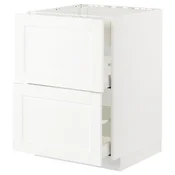 METOD / MAXIMERA Pod.el.za gr.plocu/ug.asp.s fiokom, bela Enköping/bela im. drveta, 60x60 cm