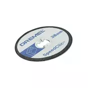 Dremel 5 rezalnih ploča za umjetu masu Dremel SpeedClic SC476, 2615S476JB, promjer: 38 mm