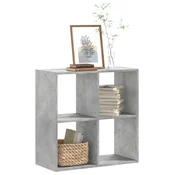 vidaXL vidaXL Knjižna omara betonsko siva 68,5x32x68,5 cm inženirski les, (21268511)
