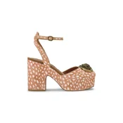 Kurt Geiger London salonke s polno peto (blok) usnjene Chelsea Closed Platform