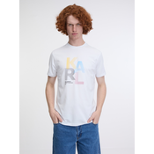 Mens white T-shirt KARL LAGERFELD