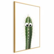 Plakat - Living Cactus 29.7x42 Zlatni okvir