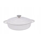 NOIS Litoželezni lonec Tierra 28 cm okrogel, plitek, za smetano 3,5 l, ŠUMI