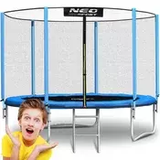 Vrtni trampolin 6ft/183cm s vanjskom mrežom i neo-sportskim ljestvama