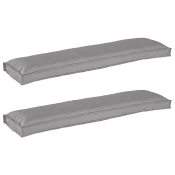 Set jastucica za palete 2 pcs Siva 150 x 40 x 8 cm