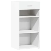 vidaXL vidaXL Komoda bela 45x42,5x93 cm inženirski les, (21296073)