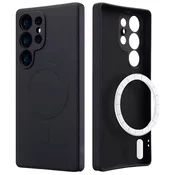 CELLECT TPU+PC Magnetski silikon case Samsung Galaxy S26 Ultra crno
