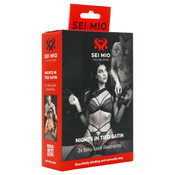 Sei Mio - saten vezovi (crni)