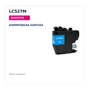 Kompatibilna kartuša za Brother LC527M za MFC-J4350DW, MFC-J4550DW, MFC-J6760DW, MFC-J6960DW, MFC-J6975DW, MFC-J6977DW – magenta