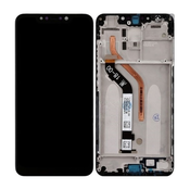 Xiaomi Pocophone F1 - LCD zaslon + steklo na dotik + okvir (Steel Blue) TFT